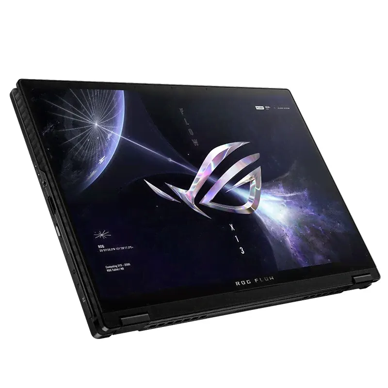 ASUS ROG Flow X13 2023 Игровой ноутбук 13.4", AMD Ryzen 9 7940HS, RAM 16 ГБ, SSD 1024 ГБ, NVIDIA GeForce RTX 4050 для ноутбуков (6 Гб), Windows Home, черно-серый, Английская раскладка-0