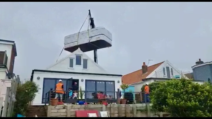 Wellis Amazonas Swim Spa Crane Installation in Worthing, West Sussex