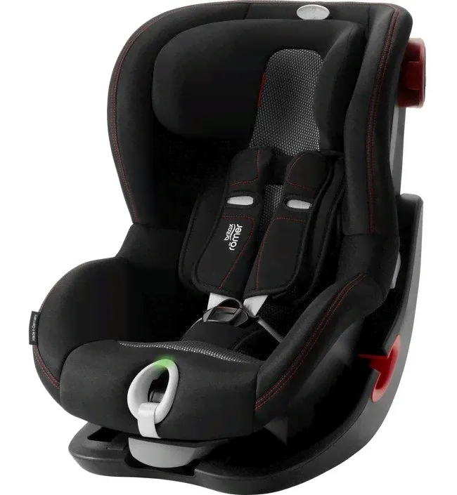 Детское автокресло 9-18 кг Britax Roemer King II LS Black Series Cool Flow-Black