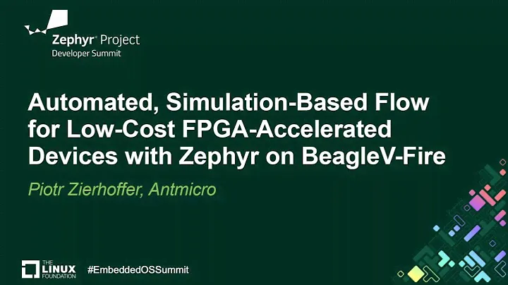 Automated, Simulation-Based Flow for Low-Cost FPGA-Accelerated Devices with Zeph... Piotr Zierhoffer